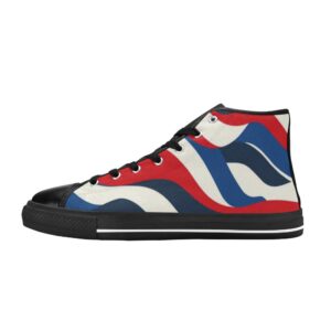 Zapatillas de lona clásicas de caña alta para mujer (Modelo 017)