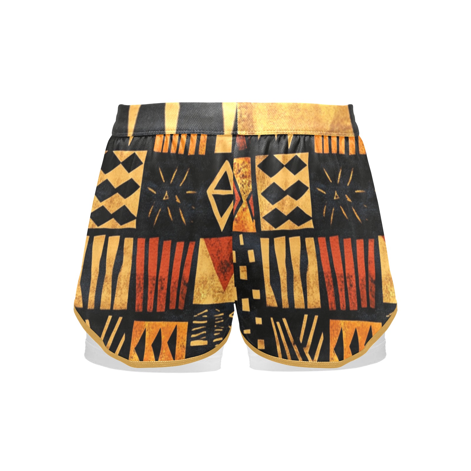 Calzonas tribales Pantalones cortos deportivos para mujer con forro de compresión (Modelo L63) - Imagen 4