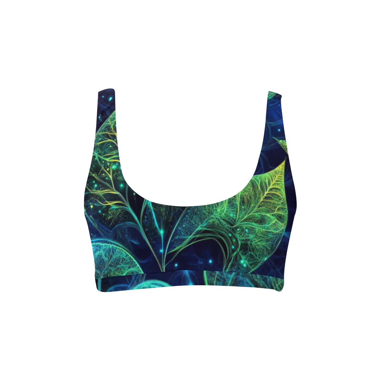 Sujetador deportivo algas marinas Top de bikini deportivo (Modelo S07) - Imagen 3