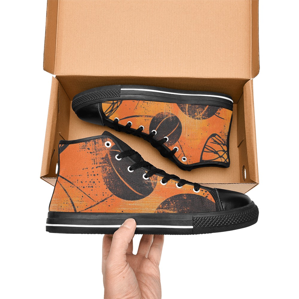 Zapatillas Basket de lona de caña alta para hombre - 4 lados (Modelo 017) - Imagen 9