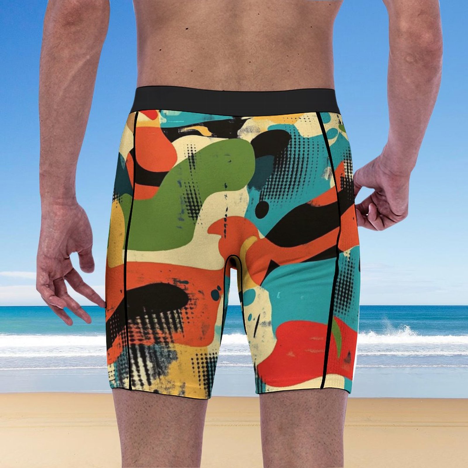 Pantalones cortos de compresión para hombre Ropa interior deportiva para hombre (K40) - Imagen 2