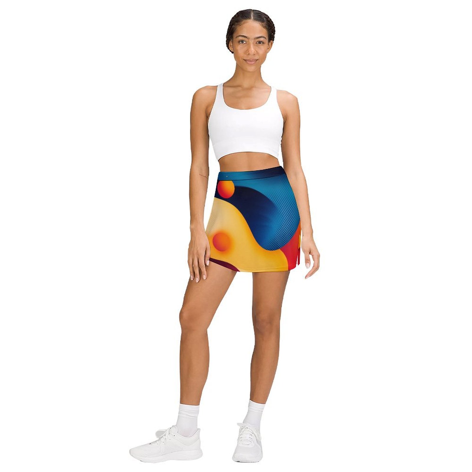 Falda pantalón de línea A con bolsillo anti-vacío - Imagen 3