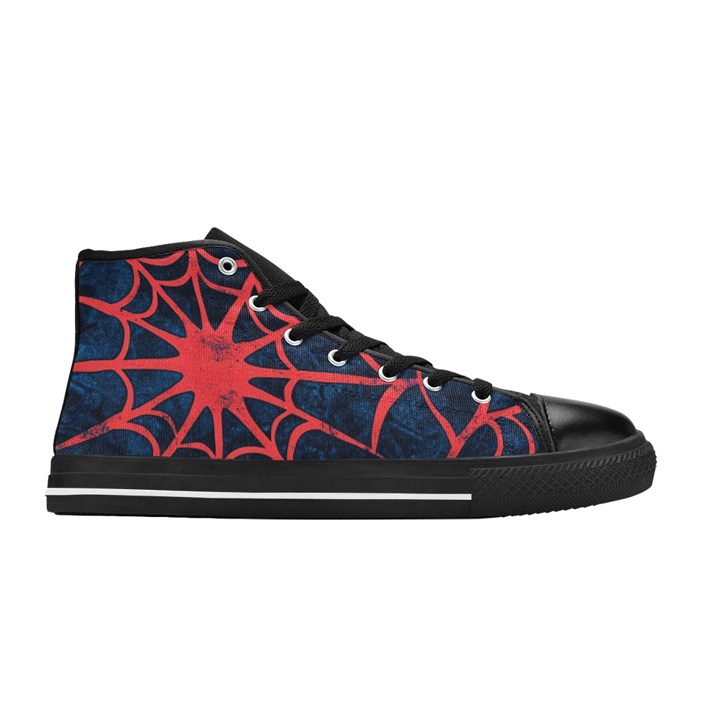 Zapatillas spider de lona clásicas de caña alta para hombre (Modelo 017) - Imagen 2