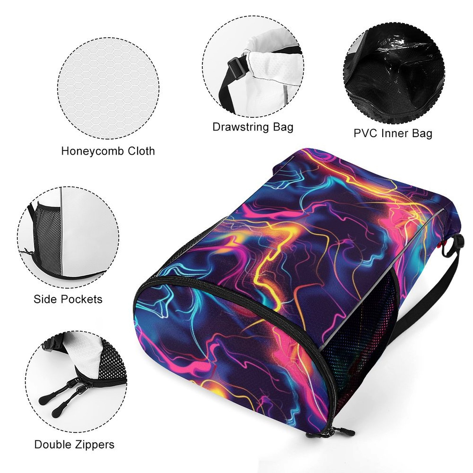 Bolsa deportiva con cordón - Imagen 2