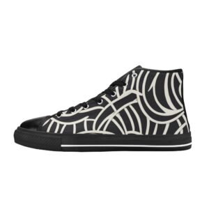 Zapatillas de lona clásicas de caña alta para hombre (Modelo 017)