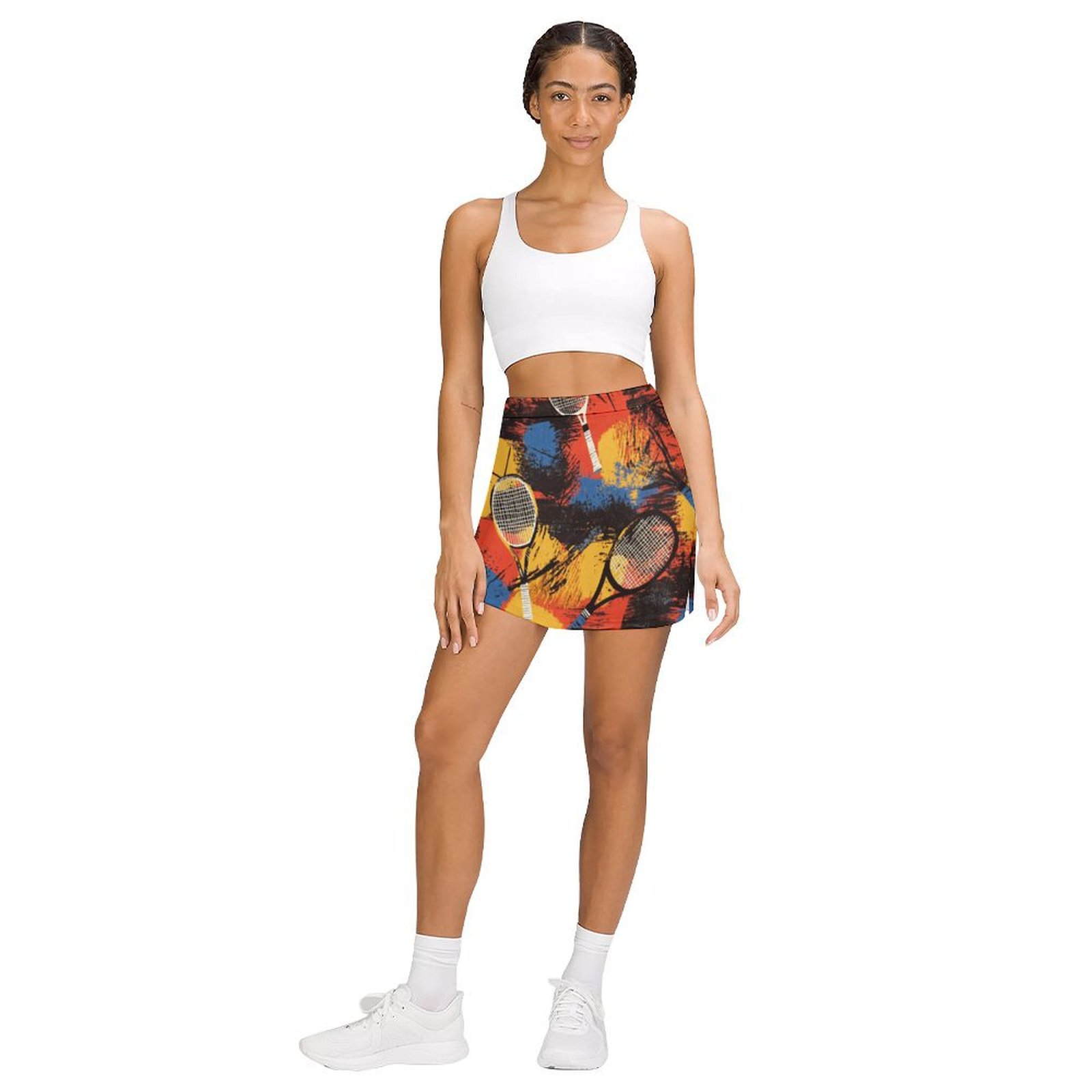 Falda pantalón Falda de línea A con bolsillo anti-vacío - Imagen 3