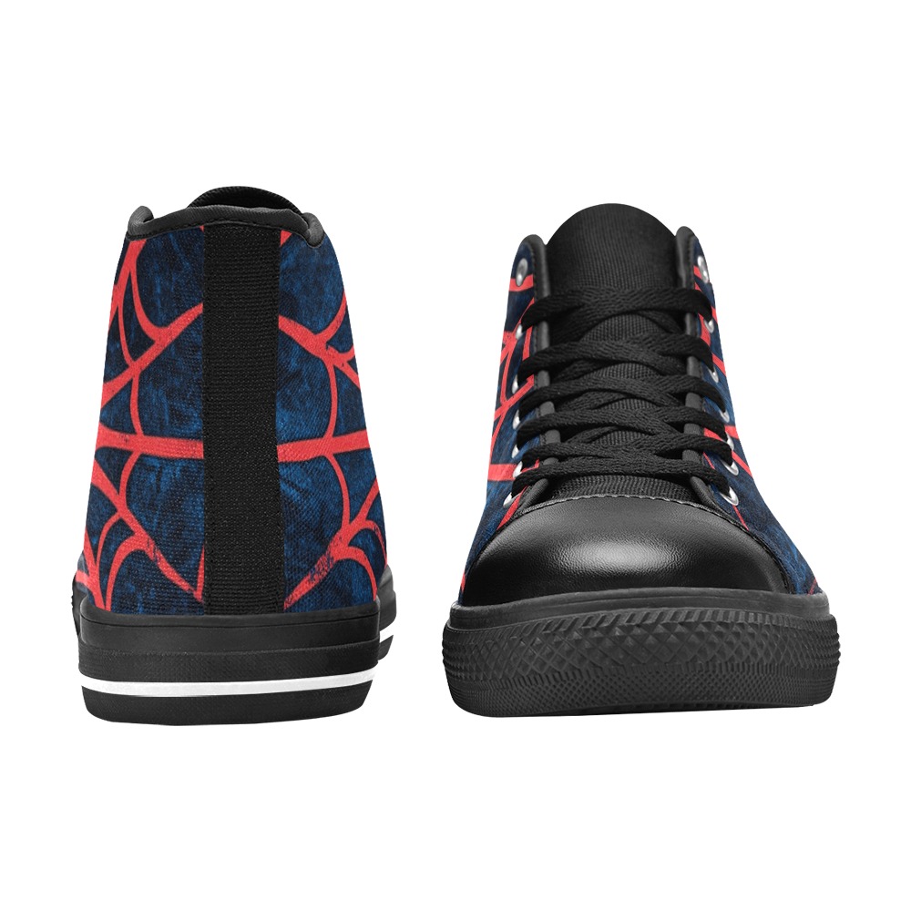 Zapatillas spider de lona clásicas de caña alta para hombre (Modelo 017) - Imagen 3