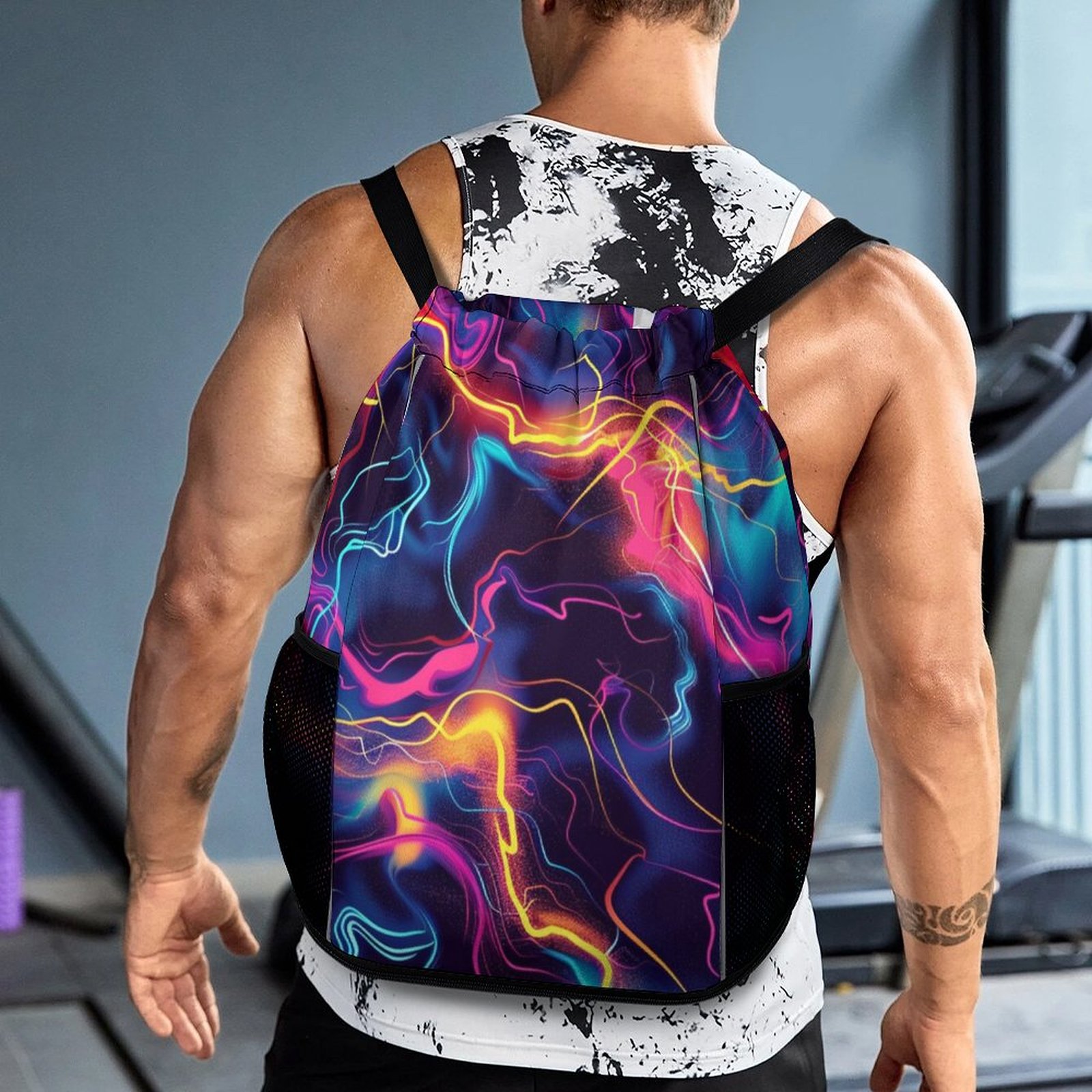 Bolsa deportiva con cordón - Imagen 5