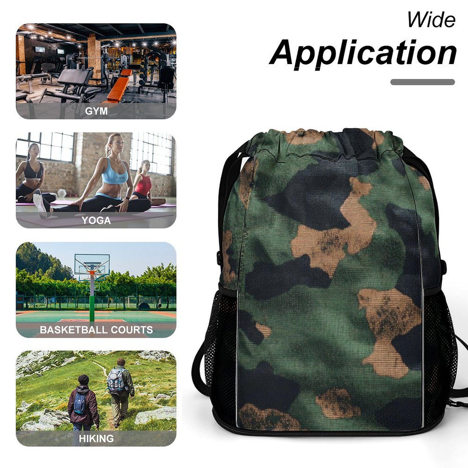 Bolsa deportiva con cordón - Imagen 3