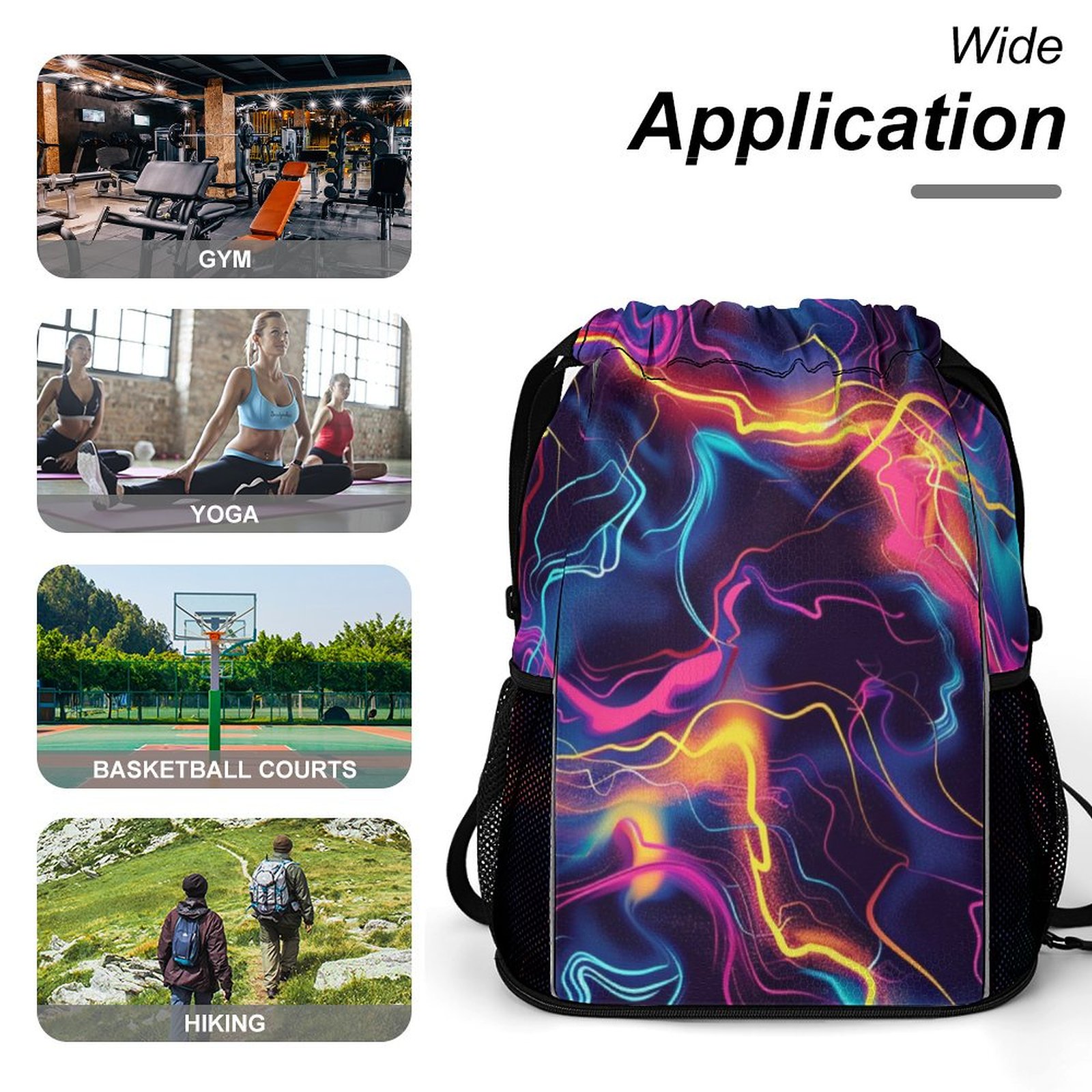 Bolsa deportiva con cordón - Imagen 3