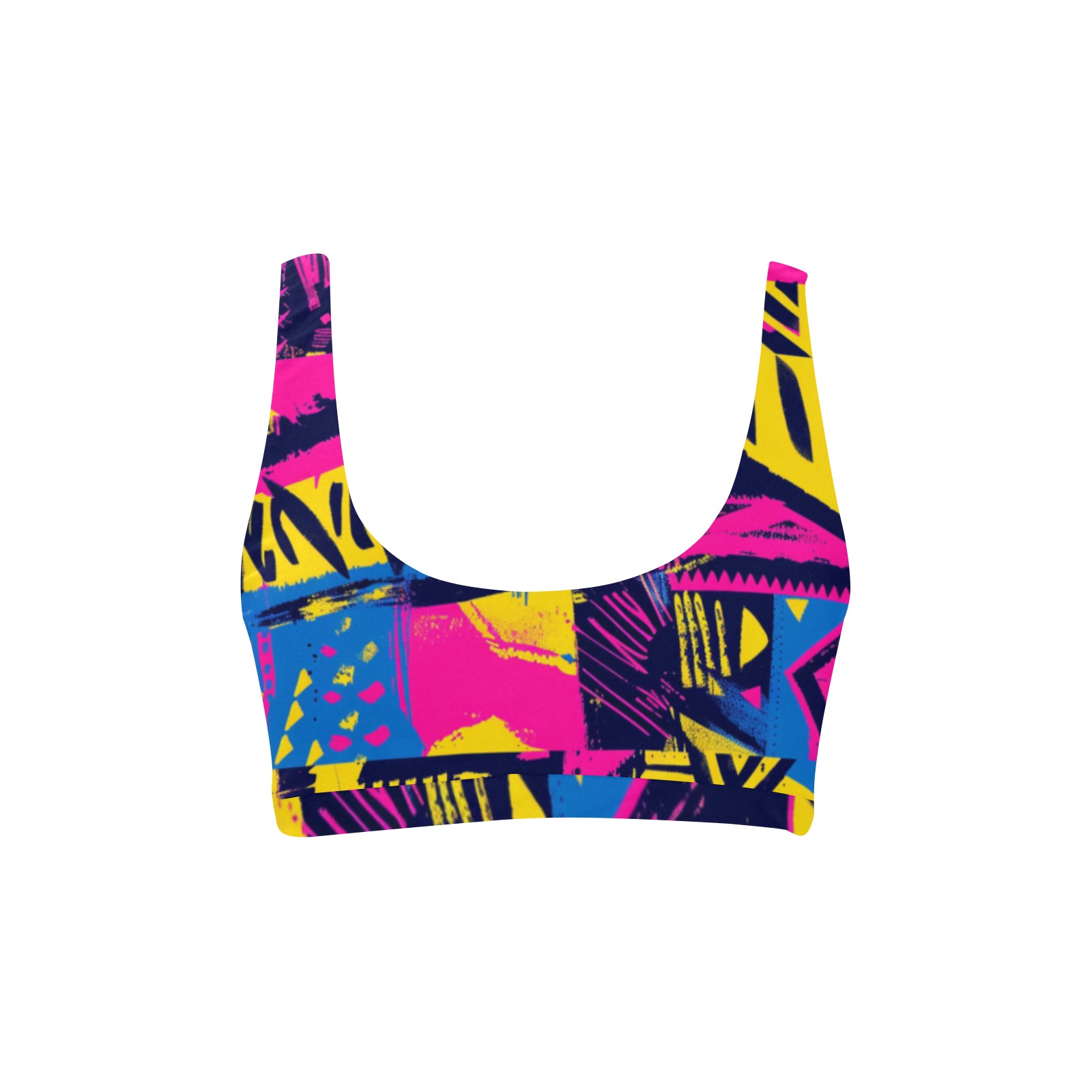 Sujetador deportivo grafiti Top de bikini deportivo (Modelo S07) - Imagen 3